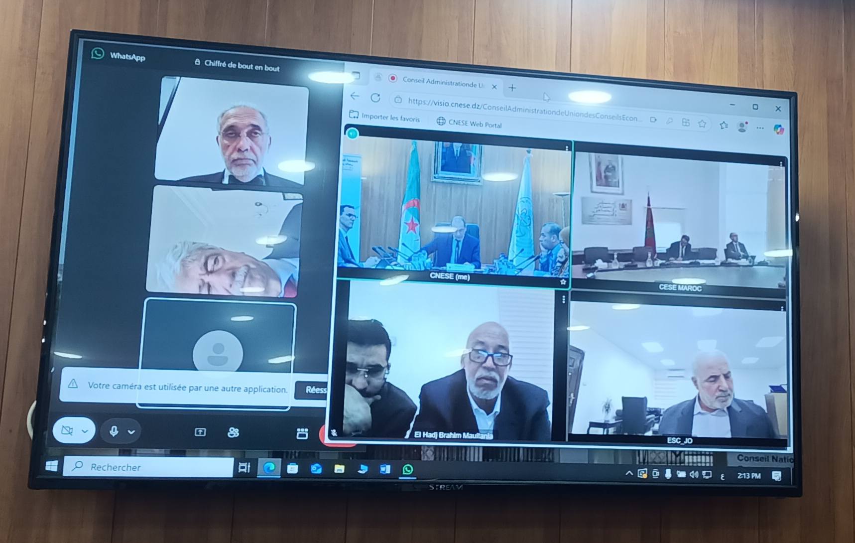 Réunion du Conseil d’Administration de l’Union des Conseils Économiques et Sociaux Arabes et Institutions Similaires le 16 juin 2025